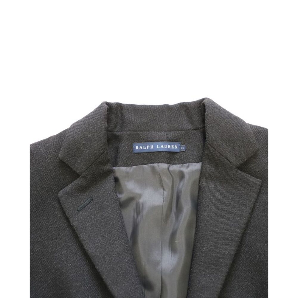 Ralph Lauren Single Breasted Fitted Blazer in Black Wool - Picture 4 of 5